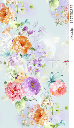Diverse Floral Pattern Collection for Creative Design 127550275