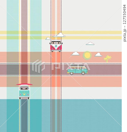 Whimsical Pattern Series for Aesthetic Interiors 127550494
