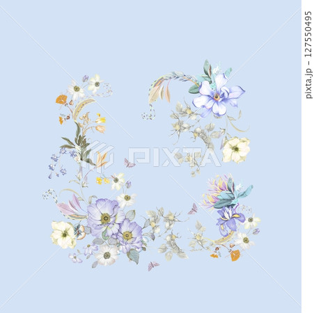 Whimsical Pattern Series for Aesthetic Interiors 127550495