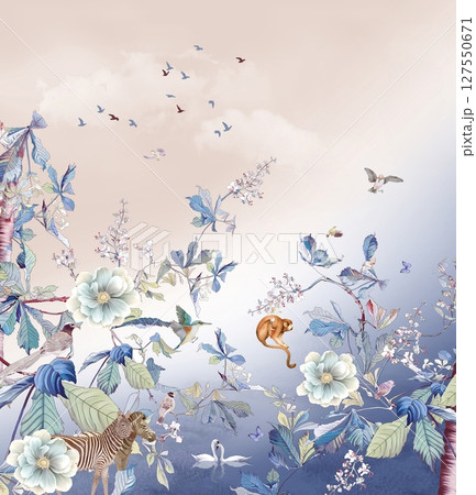 Charming Nature Inspired Design Set for Projects Charming Nature Inspired Design Set for Projects 127550671