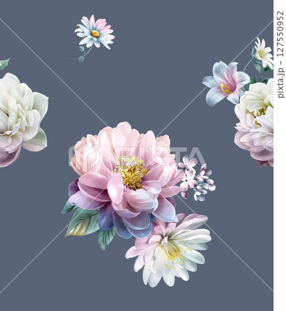 Serene Floral Pattern Collection for Calming Decor Serene Floral Pattern Collection for Calming Decor 127550952