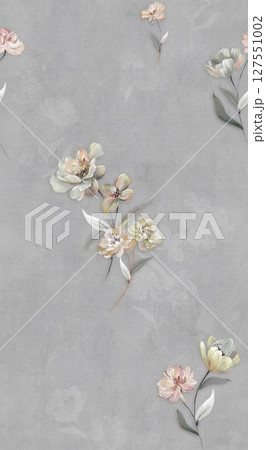 Serene Floral Pattern Collection for Calming Decor 127551002