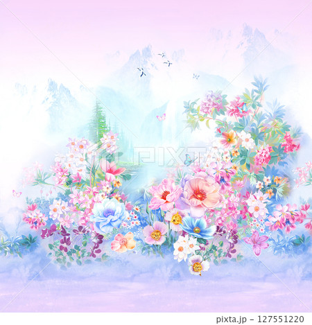 Lovely Art  Themed Pattern Series for Aesthetics 127551220