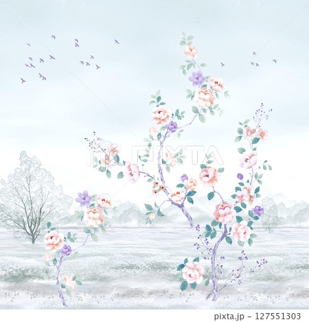 Lovely Art  Themed Pattern Series for Aesthetics 127551303