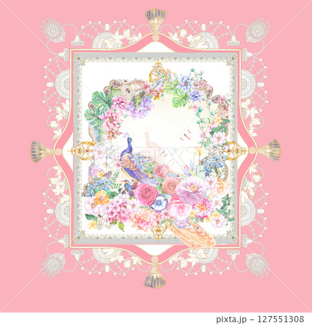 Lovely Art  Themed Pattern Series for Aesthetics 127551308