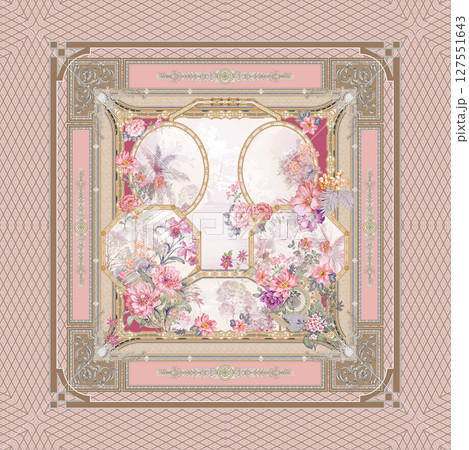 Floral And Geometric Motifs For Design Projects Floral And Geometric Motifs For Design Projects 127551643