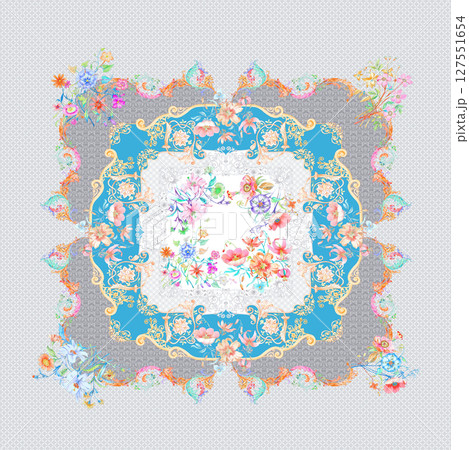 Floral And Geometric Motifs For Design Projects Floral And Geometric Motifs For Design Projects 127551654