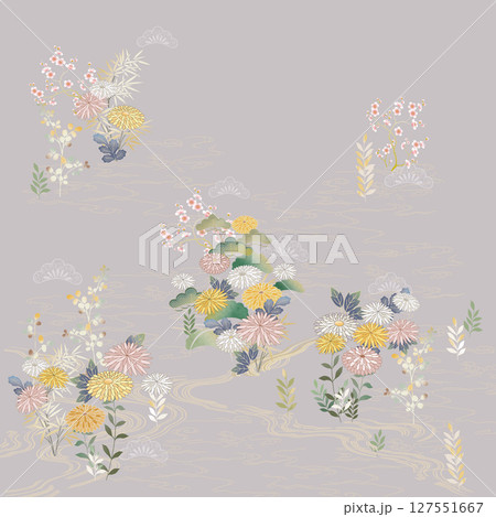 Floral And Geometric Motifs For Design Projects Floral And Geometric Motifs For Design Projects 127551667