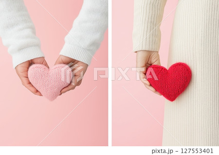 Intertwined Hands of Youth and Age in Heartfelt Companionship 127553401