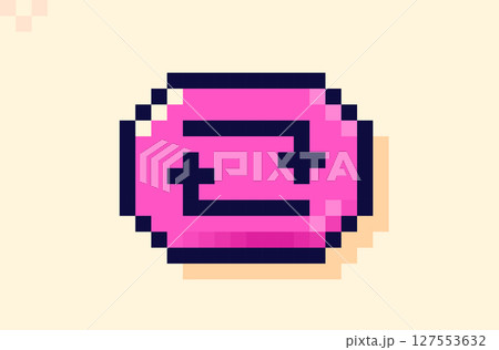 8 bit simple art icon. 8 bit simple art icon. 127553632