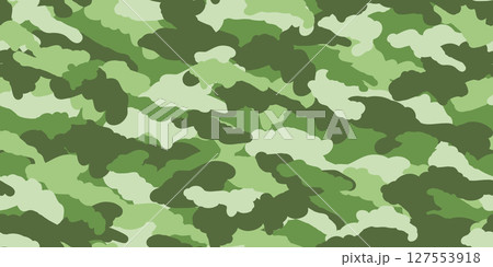 迷彩パターン-シームレス 背景素材 127553918