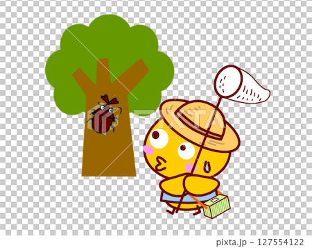 小雞捕捉昆蟲 127554122