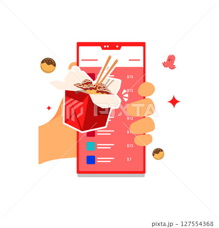 Delicious Takoyaki Available For Delivery 127554368