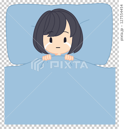 一個因為哭泣而無法入睡的女人 127554454