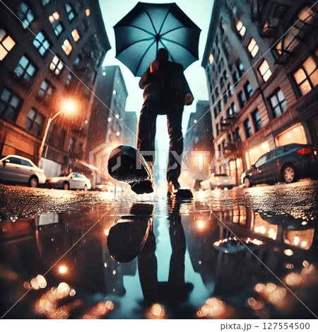 小動物が下から見上げる人間の世界 小動物が下から見上げる人間の世界 127554500