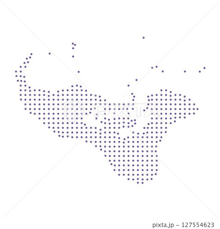 Tonga map dotted pattern design purple circle Tonga map dotted pattern design purple circle 127554623