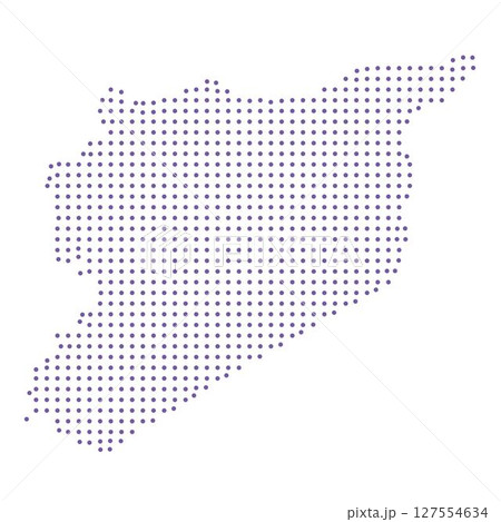Syria map dotted pattern design purple circle Syria map dotted pattern design purple circle 127554634