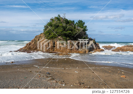 荒波の衣毘須神社 127554726
