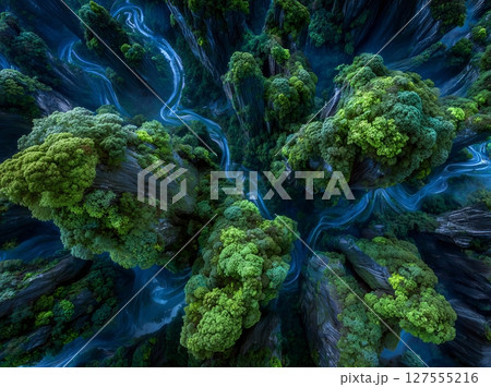 In Chongqing, China, you will find the Wulong Karst World Natural Heritage In Chongqing, China, you will find the Wulong Karst World Natural Heritage 127555216