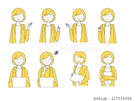 働く女性 働く女性 127555456