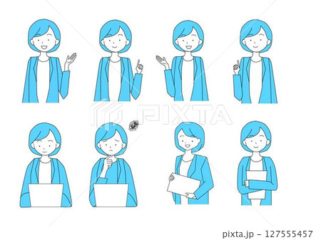 働く女性 働く女性 127555457