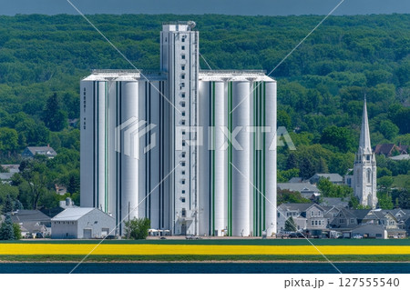 The beautiful scenery of the meticulously maintained field in Hershey Gettysburg, Pennsylvania 127555540