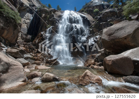 Yosemite National Park in California, USA, is home to Yosemite Falls 127555620