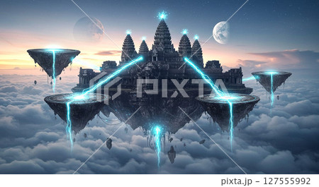 天空の石造寺院群　アンコールワット 127555992