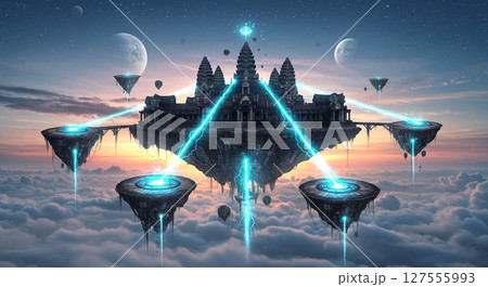 天空の石造寺院群　アンコールワット 127555993