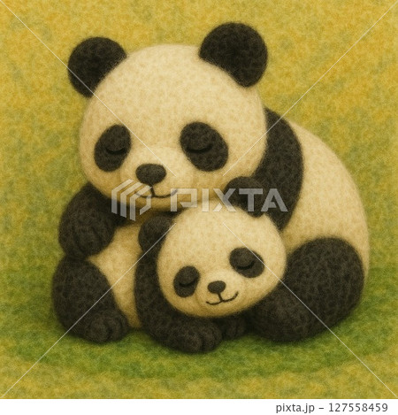 寝るパンダ 127558459