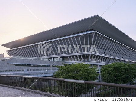 東京アクアティクスセンター全景2 東京アクアティクスセンター全景2 127558678