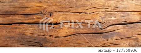 Weathered Wooden Surface with Knots and Grain Weathered Wooden Surface with Knots and Grain 127559936