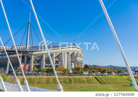 豊田スタジアム、フォーラムエイト・ラリージャパン開催〈愛知県豊田市〉 豊田スタジアム、フォーラムエイト・ラリージャパン開催〈愛知県豊田市〉 127560696