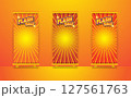 set of flash sale poster design 127561763