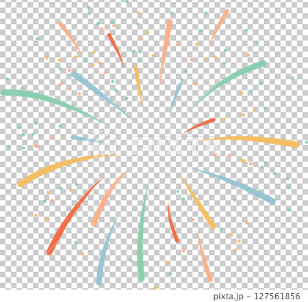 Fireworks background transparent 127561856