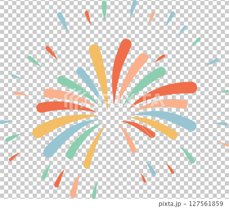 Fireworks background transparent Fireworks background transparent 127561859