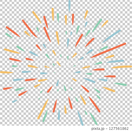 Fireworks background transparent 127561862