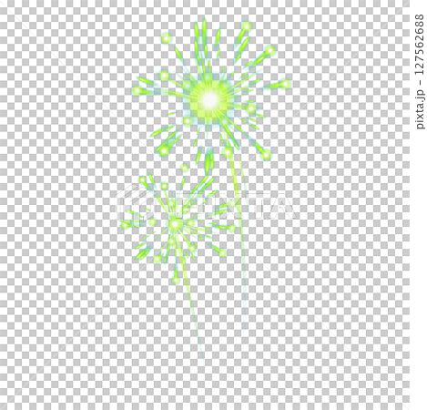 花火　背景　透明 127562688