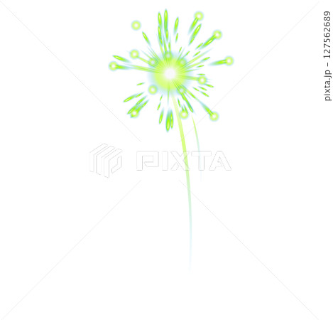 花火　背景　透明 127562689