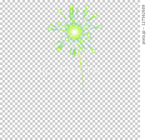 花火　背景　透明 127562689