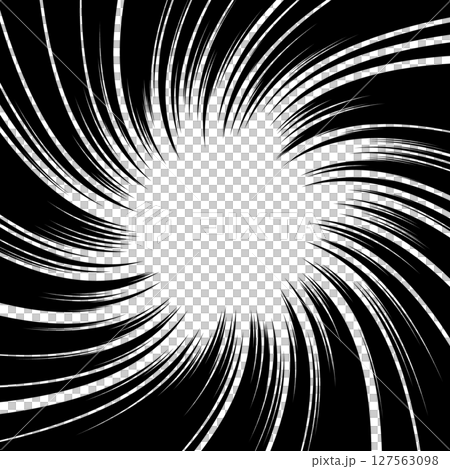 コミック　背景　漫画　PNG　EPS 127563098