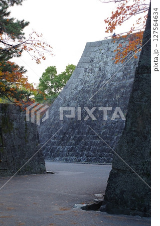 和歌山城石垣の景色 127564634