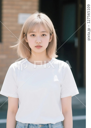 Tシャツモデル 127565109