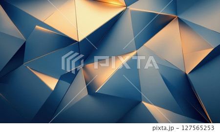 Abstract background showing low poly triangles creating futuristic surface Abstract background showing low poly triangles creating futuristic surface 127565253