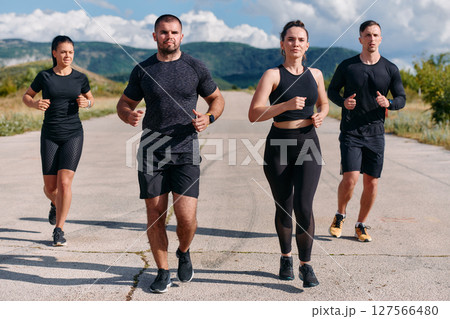 Preparation of the athletic team for the Athletic Marathon Journey 127566480