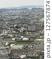 航空写真　山と海と住宅街　徳島県 127567874