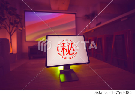 部屋でのワンシーン 127569380