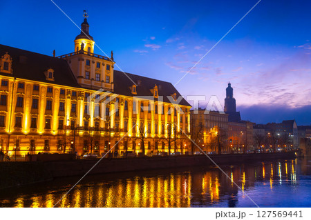 Beautiful view of the old town. Wroclaw, Poland, Europe 127569441