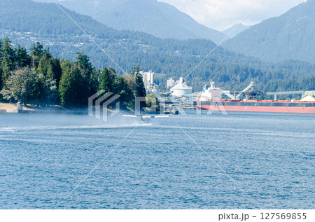 View from Canada Place water front, Vancouver, BC, Canada View from Canada Place water front, Vancouver, BC, Canada 127569855
