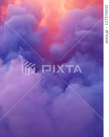 Abstract Purple Pink Smoke Clouds Dreamy Background Texture Design art dye soft airy mist haze image 127570032
